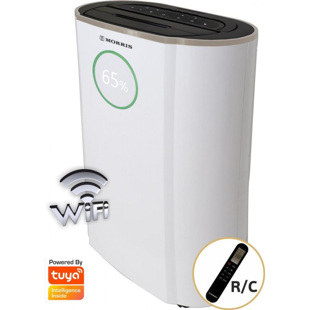 Morris MDP-24405HIW Αφυγραντήρας με Συμπιεστή Ιονιστή και Wi-Fi 24lt