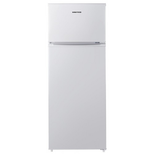 United Ψυγείο Δίπορτο 210lt Υ143xΠ55xΒ55εκ. Λευκό UDW-1437E