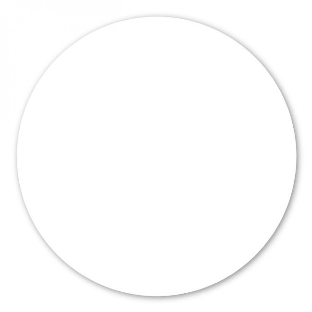 Hpl (High Pressure Laminated) Επιφάνεια Τραπεζιού Απόχρωση Άσπρο, Φ70cm/12mm Εξωτερικού Χώρου