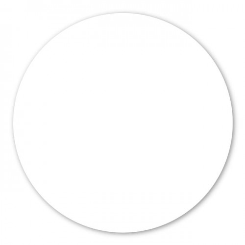 Hpl (High Pressure Laminated) Επιφάνεια Τραπεζιού Απόχρωση Άσπρο, Φ70cm/12mm Εξωτερικού Χώρου