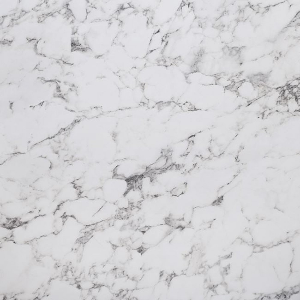 Hpl (High Pressure Laminated) Επιφάνεια Τραπεζιού Απόχρωση White Marble, 80x80cm/12mm Εξωτερικού Χώρου