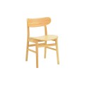 Καρέκλα Lumnia Pakoworld Rubberwood Σε Φυσική Απόχρωση 46X50X76Εκ