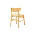 Καρέκλα Lumnia Pakoworld Rubberwood Σε Φυσική Απόχρωση 46X50X76Εκ
