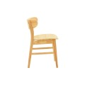 Καρέκλα Lumnia Pakoworld Rubberwood Σε Φυσική Απόχρωση 46X50X76Εκ