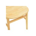 Καρέκλα Lumnia Pakoworld Rubberwood Σε Φυσική Απόχρωση 46X50X76Εκ