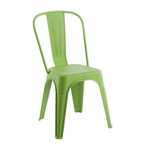 Relix Pp Καρέκλα Στοιβαζόμενη, Pp Απόχρωση Lime 47x47x86cm