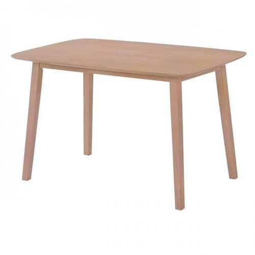 Dom Τραπέζι Τραπεζαρίας, Mdf Απόχρωση Oak 80x120x74cm