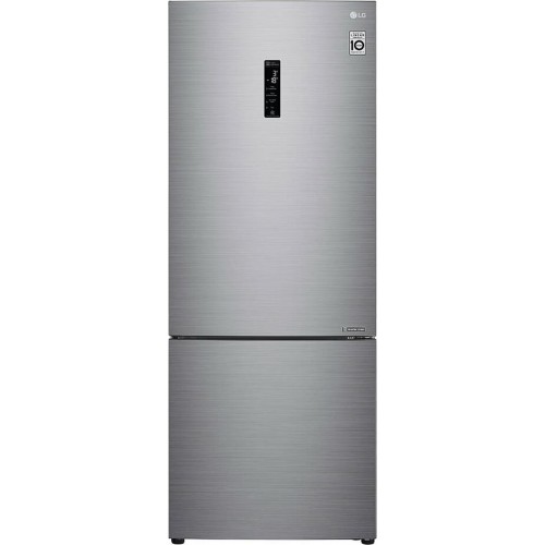 LG Ψυγειοκαταψύκτης GBB566PZHMN Total No Frost 462lt Platinum Silver