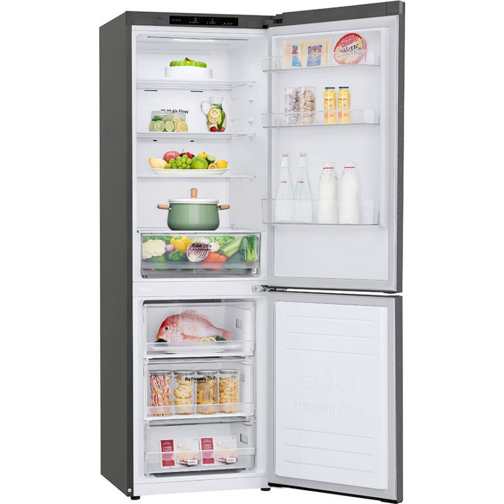 LG Ψυγειοκαταψύκτης 341lt Total NoFrost Υ186xΠ59.5xΒ68.2εκ. Dark Graphite GBP31DSLZN