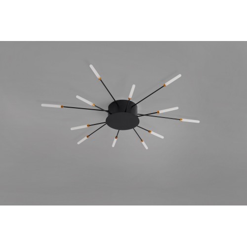 Ccc 709-12 # Led Οροφησ Μαυρο Ακτινεσ