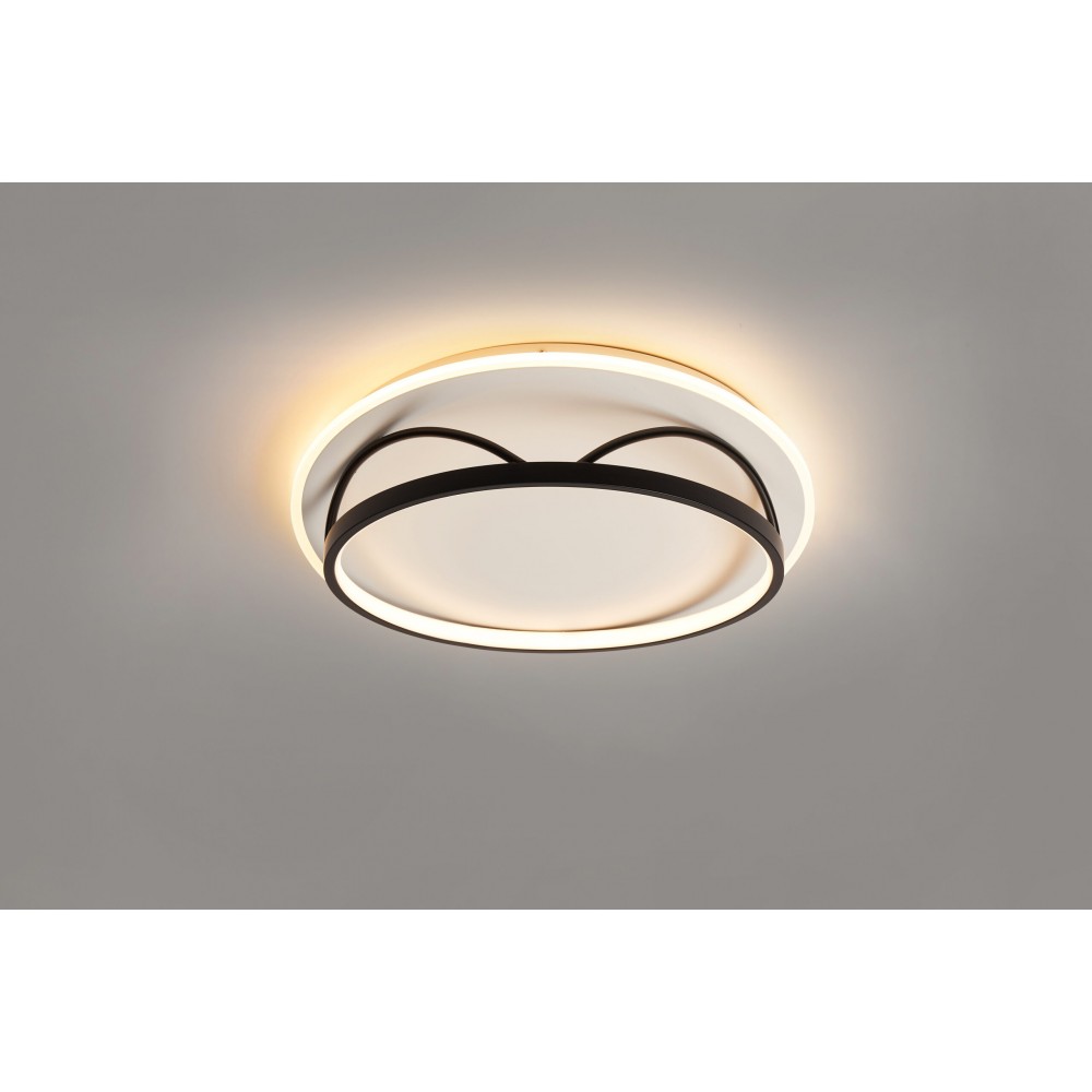 Ccc 711 # Led Οροφησ Κυκλικο Μαυρο-Ασπρο