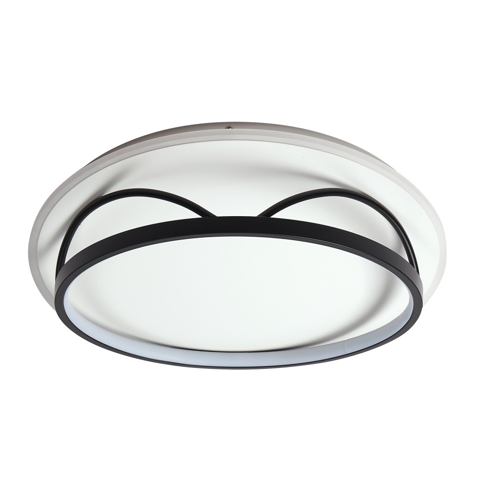 Ccc 711 # Led Οροφησ Κυκλικο Μαυρο-Ασπρο