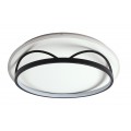 Ccc 711 # Led Οροφησ Κυκλικο Μαυρο-Ασπρο