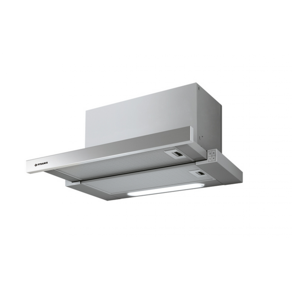 Pyramis Απορροφητήρας Συρόμενος Essential Turbo 60cm Inox (065017502)