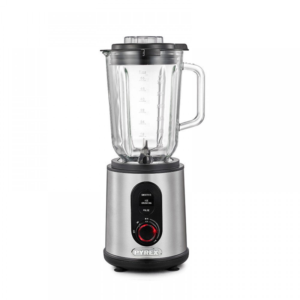 Pyrex SB-870 Μπλέντερ Γυάλινη Κανάτα 1.5lt 1200W Inox