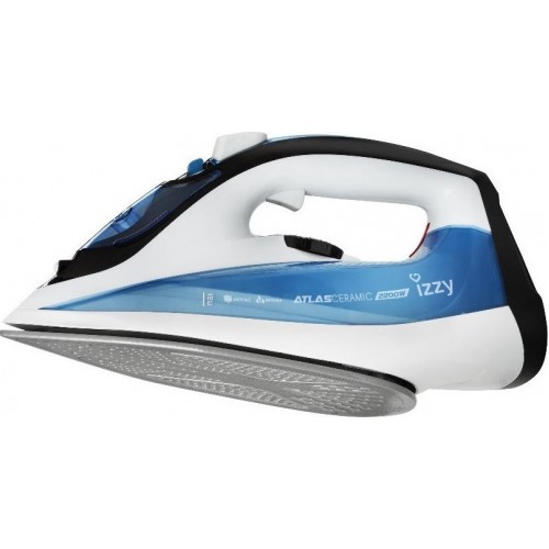 Izzy Atlas Ceramic 2200 IZ-1104 Σίδερο Ατμού 2200W με Κεραμική Πλάκα και Συνεχόμενη Παροχή 25gr/min