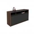 Advance Ντουλάπι 120X40X80Cm Σκ.καρυδί/γκρι