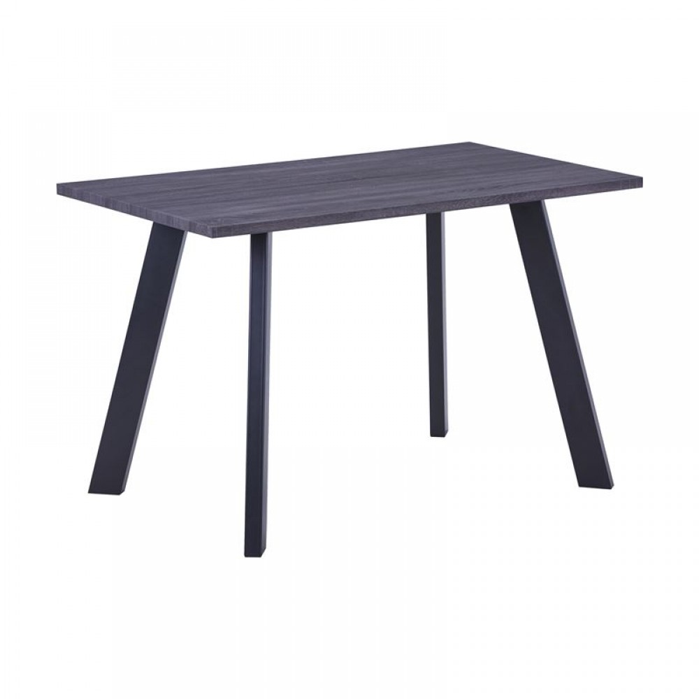 ΤΡΑΠΕΖΙ BAXTER (120X70X75) GREY WALNUT/ΒΑΦΗ ΜΑΥΡΗ