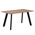 Baxter Τραπέζι 140X80Cm Sonoma/βαφή Μαύρη