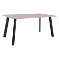 Baxter Τραπέζι 160X90Cm Steel Μαύρο/sonoma