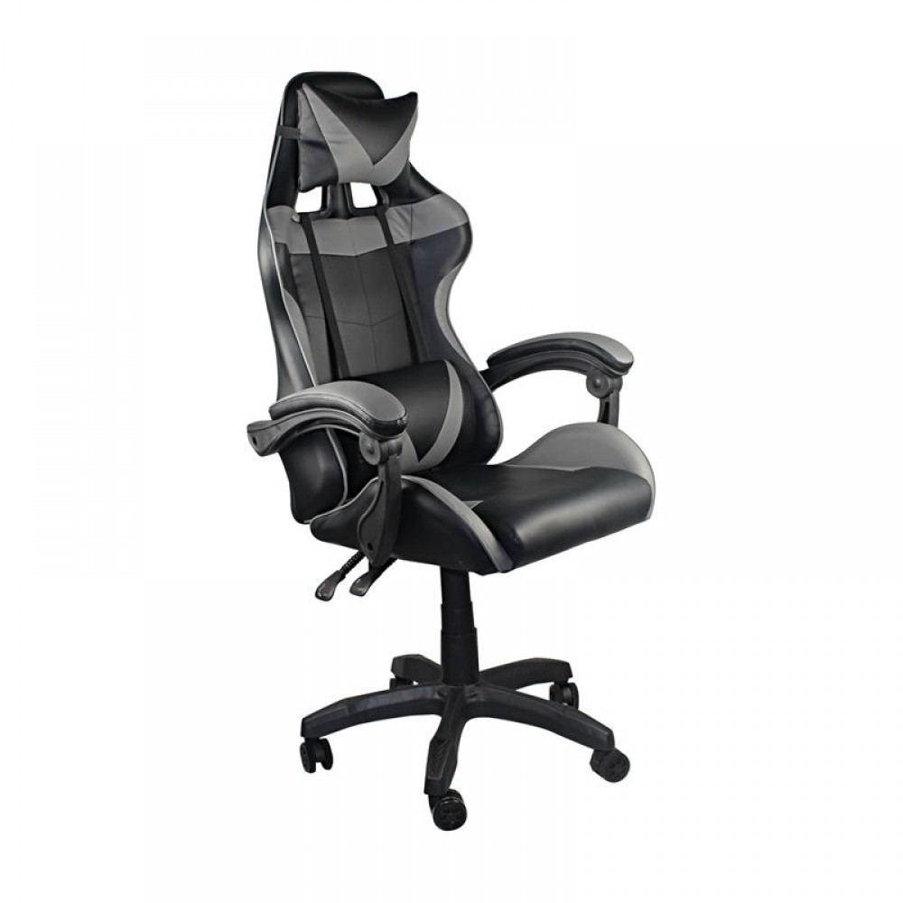 Bf7850 Gaming Πολυθρόνα Pu Μαύρο/γκρι
