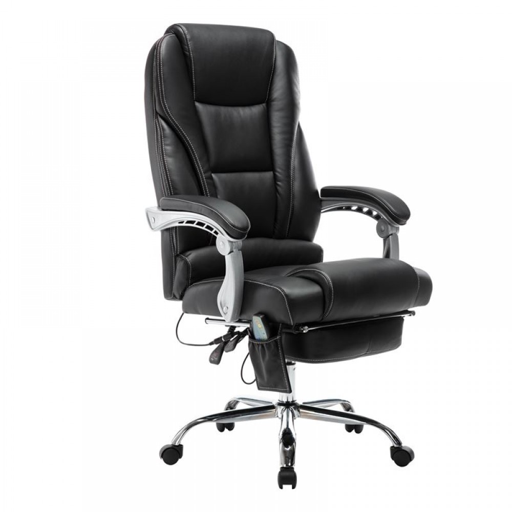 Bf9350 Massage-Relax Πολυθρόνα Pu  Μαύρο