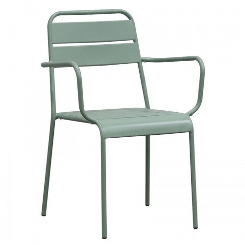 Brio Πολυθρόνα Στοιβαζόμενη Μέταλλο Βαφή Sandy Green 5635C