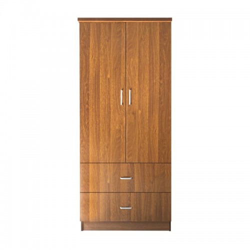Closet Ντουλάπα 80X50X180Cm Καρυδί Ε8384,3