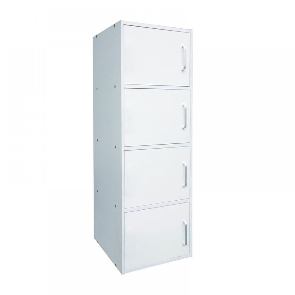 Closet Ντουλάπι Βοηθητικό 42X30X106Cm Άσπρο