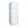Closet Ντουλάπι Βοηθητικό 42X30X106Cm Άσπρο