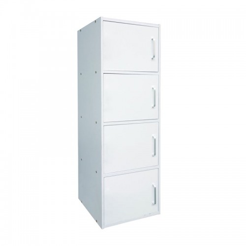 Closet Ντουλάπι Βοηθητικό 42X30X106Cm Άσπρο
