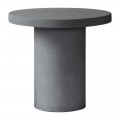 Concrete Cylinder Τραπέζι D.80Cm Cement Grey