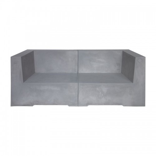 Concrete Καναπές 2-Θ Cement Grey 160X83X65Cm