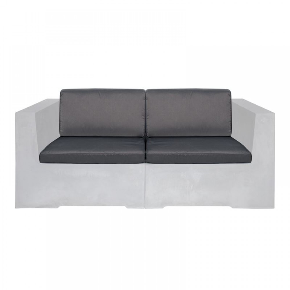 Concrete Set Μαξ.2-Θ Καναπέ (4Τ) Ύφ.water Repellent Γκρι