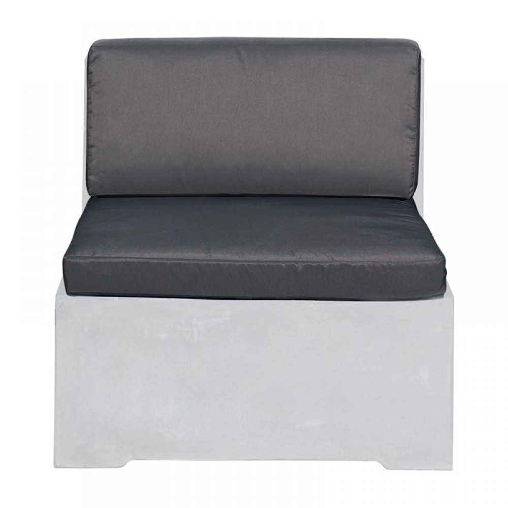 Concrete Set Μαξ.καρέκλας (2Τ) Ύφ.water Repellent Γκρι