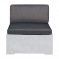 Concrete Set Μαξ.καρέκλας (2Τ) Ύφ.water Repellent Γκρι