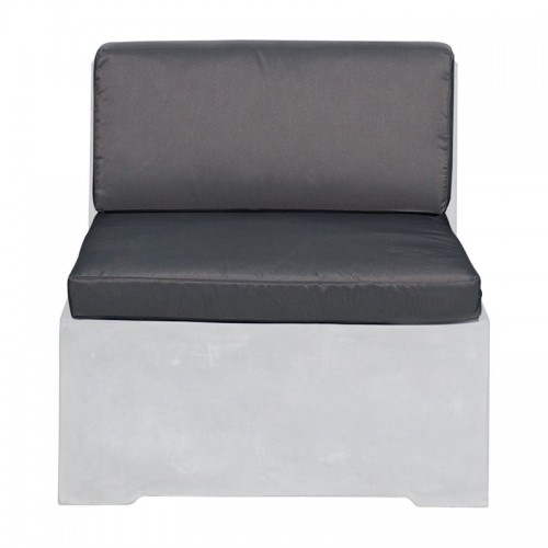 Concrete Set Μαξ.καρέκλας (2Τ) Ύφ.water Repellent Γκρι