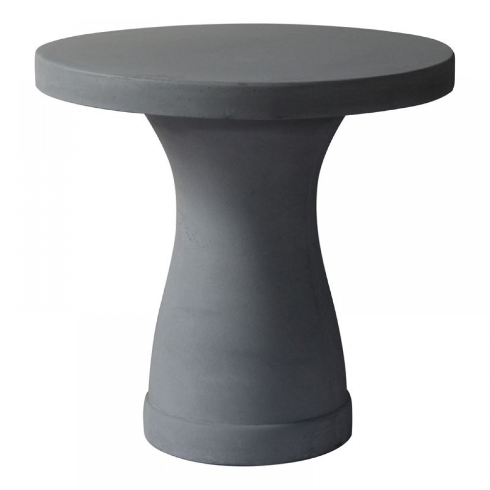 Concrete Τραπέζι D.80Cm Cement Grey