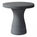 Concrete Τραπέζι D.80Cm Cement Grey