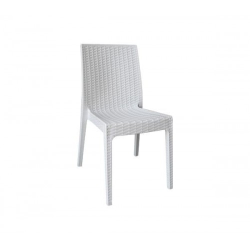 Καρέκλα polypropylene DAFNE σε λευκό χρώμα E328,1