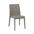 Dafne Καρέκλα Pp-Uv Μπεζ Tortora (Rattan Look)