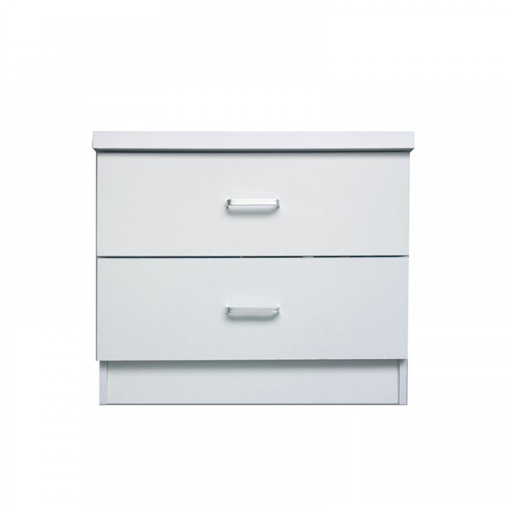 Decon Κομοδίνο 40X40X45Cm Άσπρο Ε7393,1