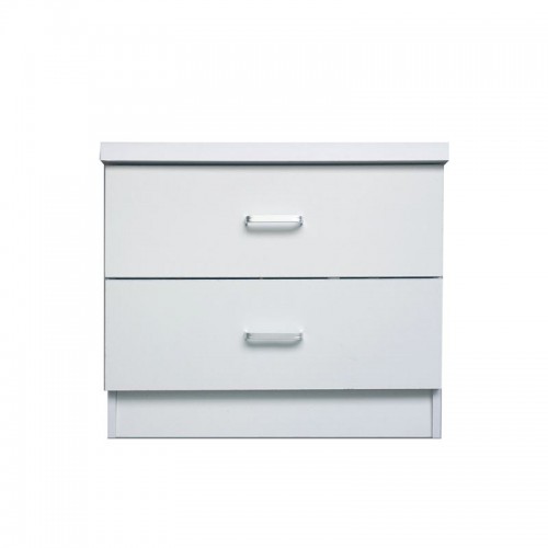 Decon Κομοδίνο 40X40X45Cm Άσπρο Ε7393,1