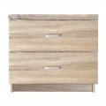 Decon Κομοδίνο 40X40X45Cm Sonoma Ε7393,2