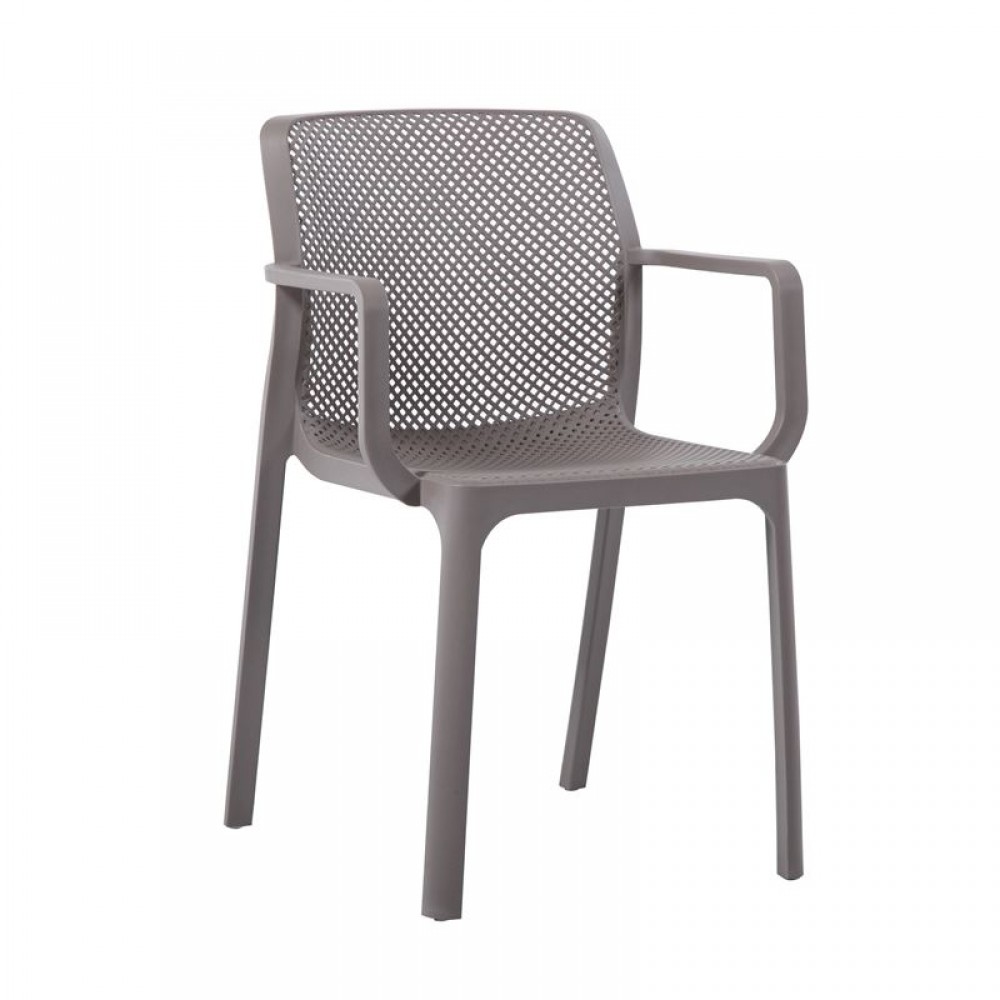 ΠΟΛΥΘΡΟΝΑ ΠΟΛΥΠΡΟΠΥΛΕΝΙΟΥ DORIAN (54X55X83) PP-UV SAND BEIGE (Σετ 4τμχ)