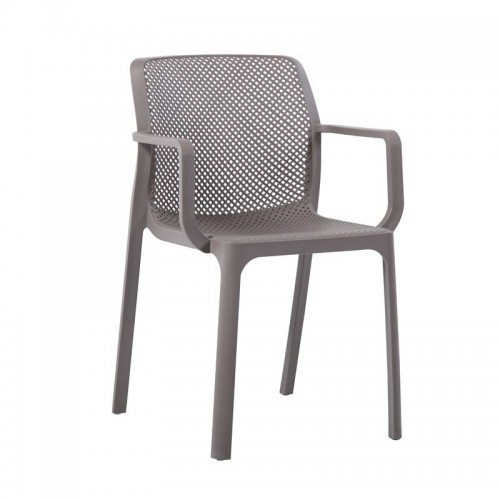 ΠΟΛΥΘΡΟΝΑ ΠΟΛΥΠΡΟΠΥΛΕΝΙΟΥ DORIAN (54X55X83) PP-UV SAND BEIGE (Σετ 4τμχ)