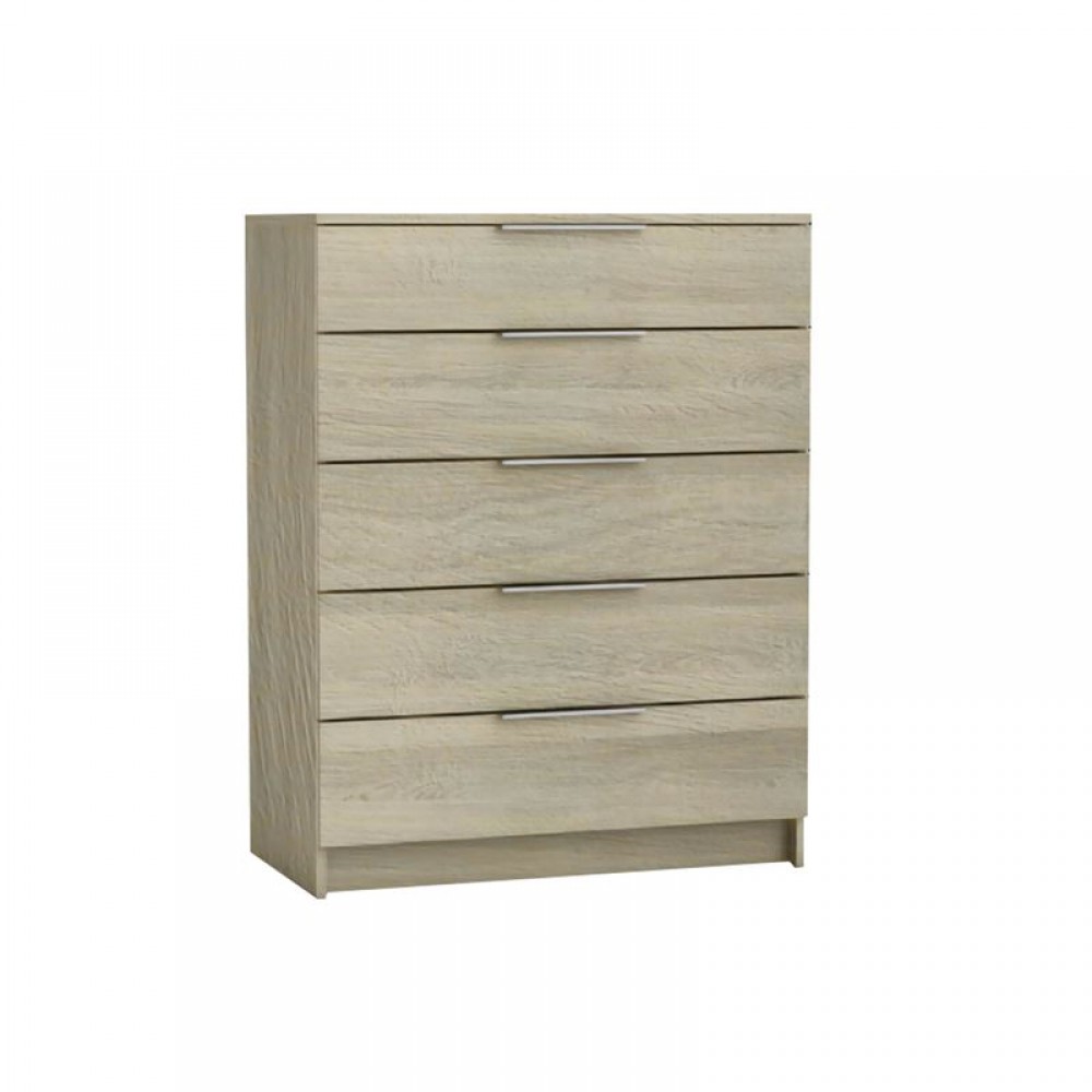 Drawer Συρταριέρα 5-Σ 80X40X105Cm Sonoma