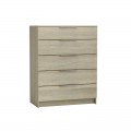 Drawer Συρταριέρα 5-Σ 80X40X105Cm Sonoma