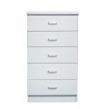 Drawer Συρταριέρα 5-Συρτ.60X40X97Cm Άσπρη
