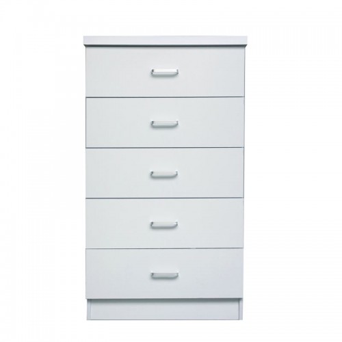 Drawer Συρταριέρα 5-Συρτ.60X40X97Cm Άσπρη